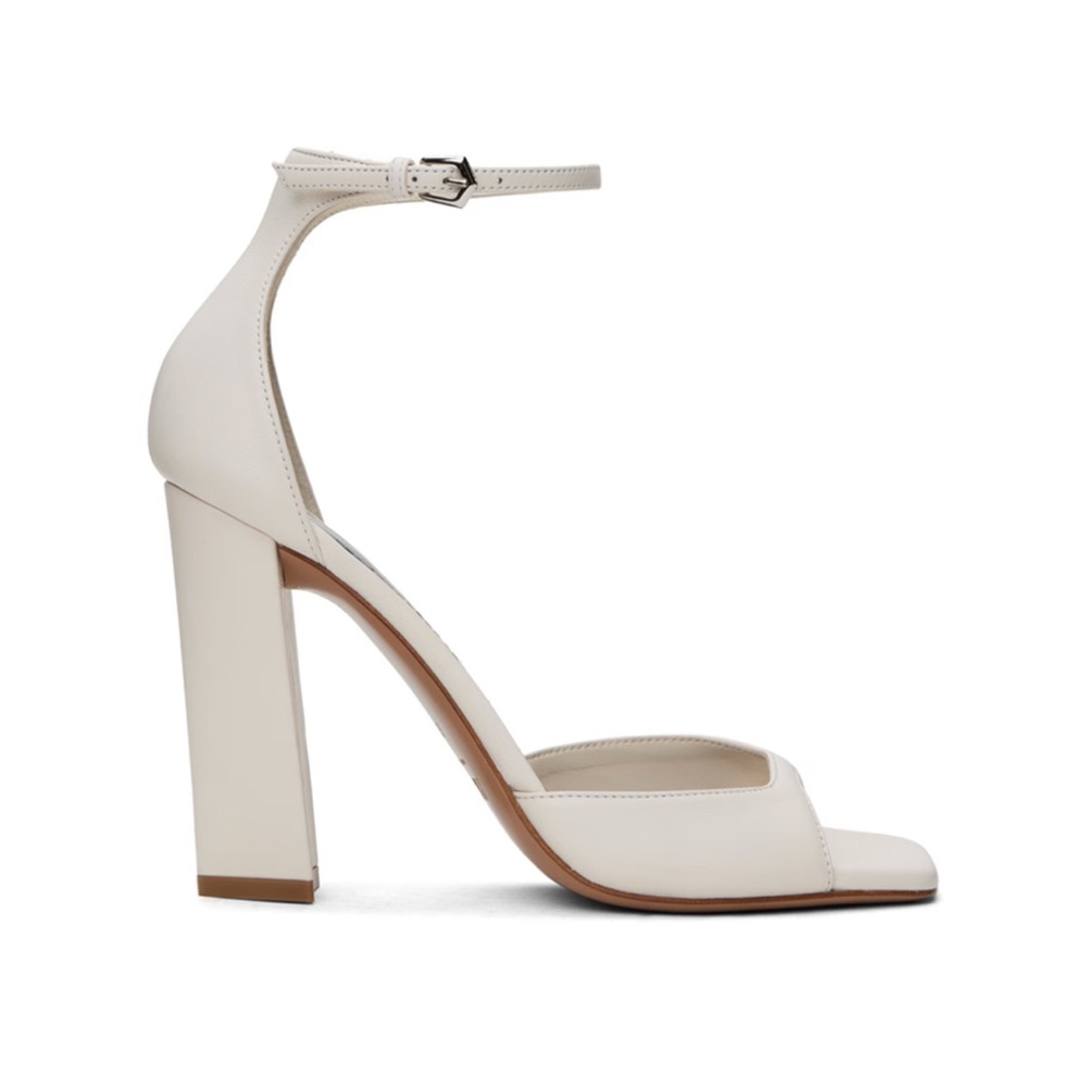 Paris Texas White Grace Heeled Sandals